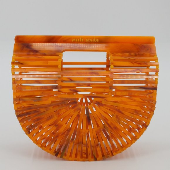 cult gaia Handbags - Cult Gaia Gaia's Ark Mini in Citrine